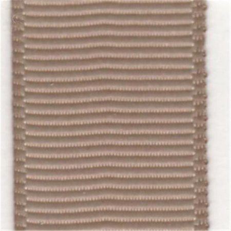 PAPILION Papilion R07420538083750YD 1.5 in. Grosgrain Ribbon 50 Yards - Taupe R07420538083750YD